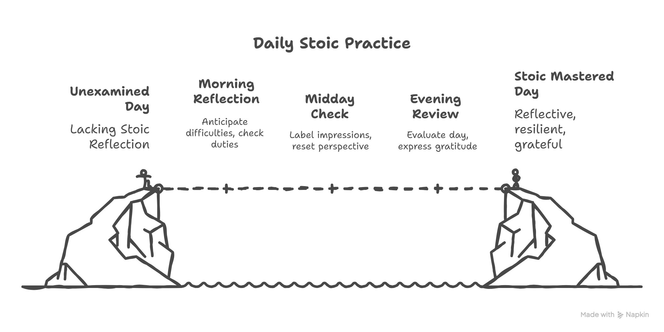 Daily Stoic practices and exercises